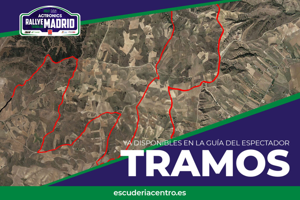 Conoce los tramos del ACtronics Rallye Tierra de Madrid