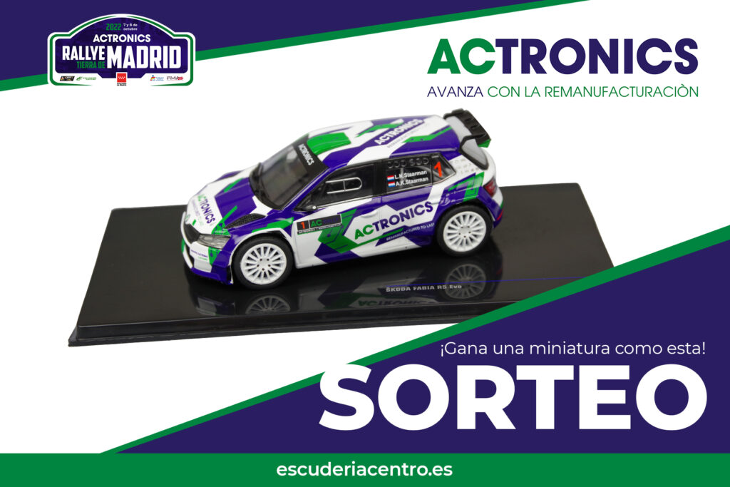 ¡SORTEO! Gana una miniatura en el ACtronics Rallye Tierra de Madrid