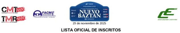 Lista de Inscritos V TCT NUEVO BAZTAN