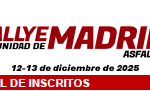 Rallye CAM Asfalto Lista de Inscritos